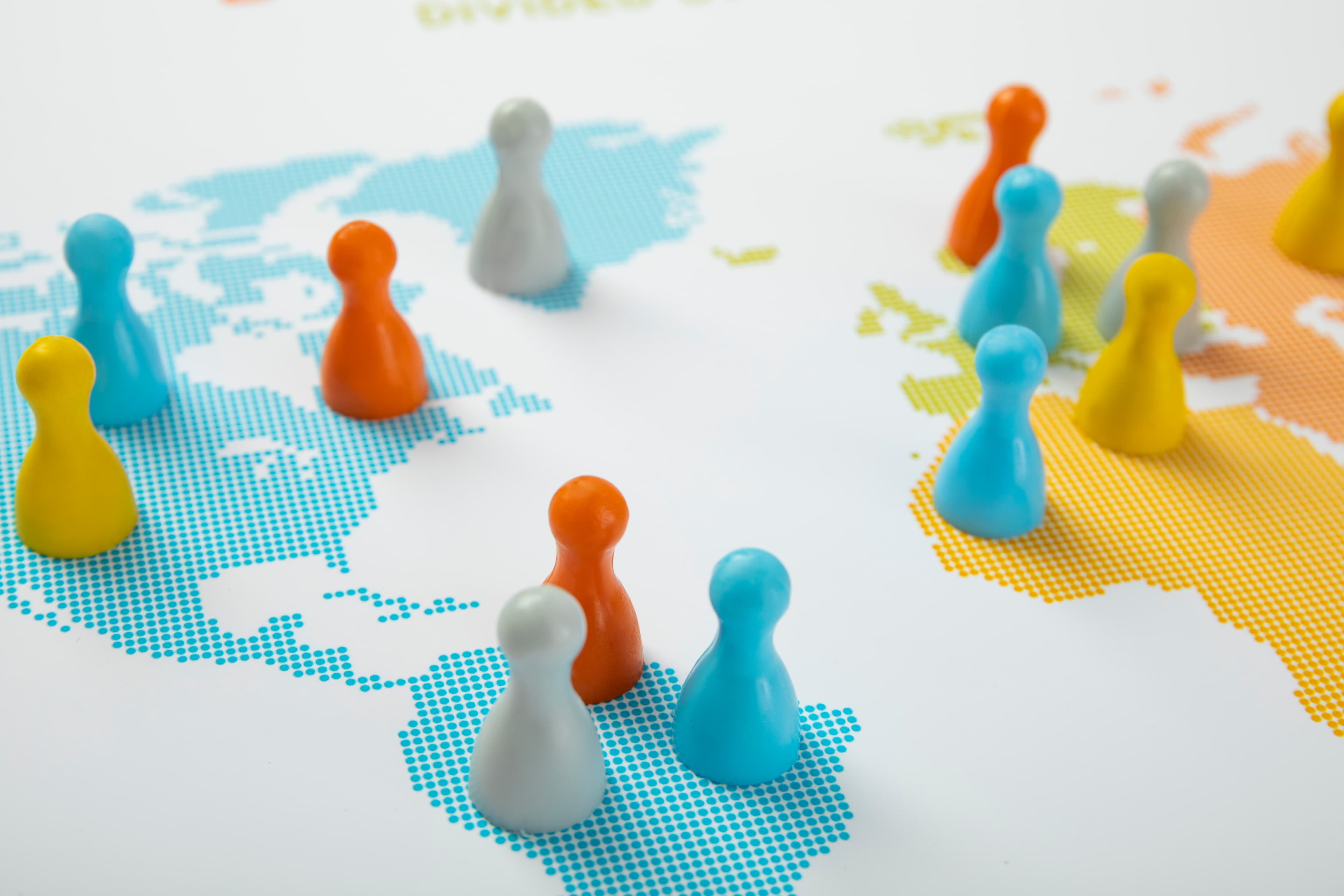 Global operations map and collaboration